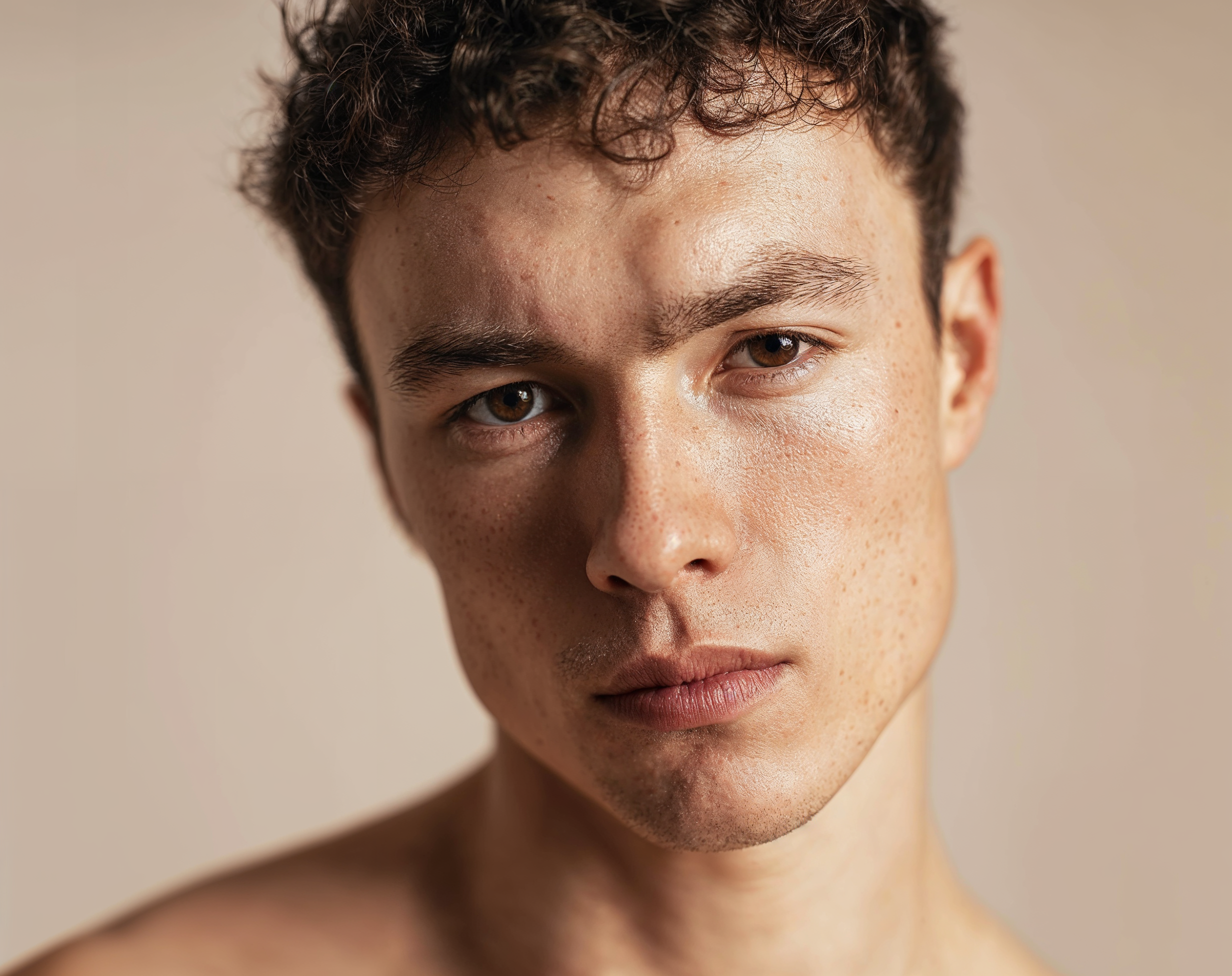 Man with healthy, clear skin representing Blanchard Skincare's commitment to effective clean skincare